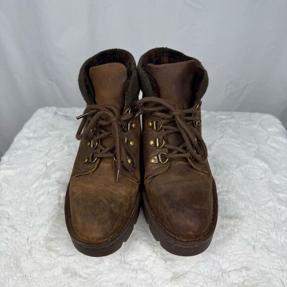 Born Leather Ankle Combat Boots - Women’s 7 - Picture 2 of 7